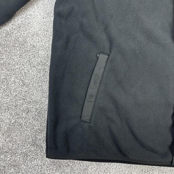 North Face Jacket Mens 2XL Tundra Full Zip Fleece Windproof Outdoor Black - Picture 4 of 13